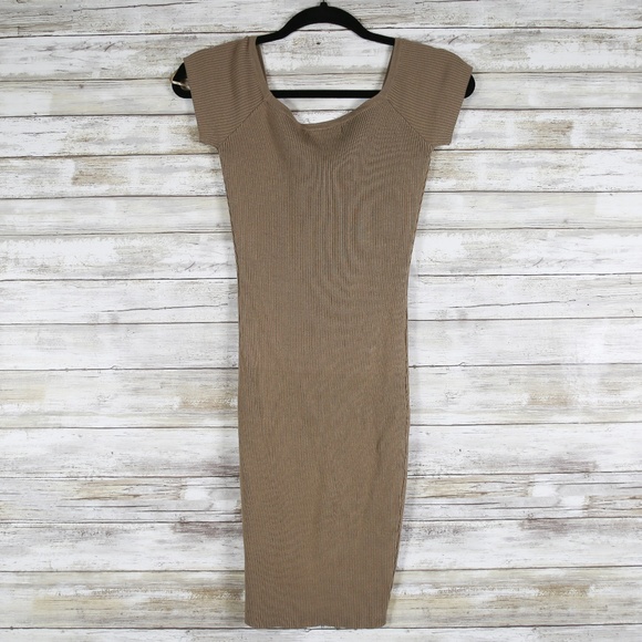 Love Tree Brown Dress sz Sm Stretch - Picture 5 of 7